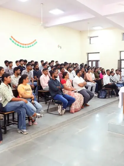 Addressing a hall full of law students at Jai Narayan Vyas University in my home state of Rajasthan.