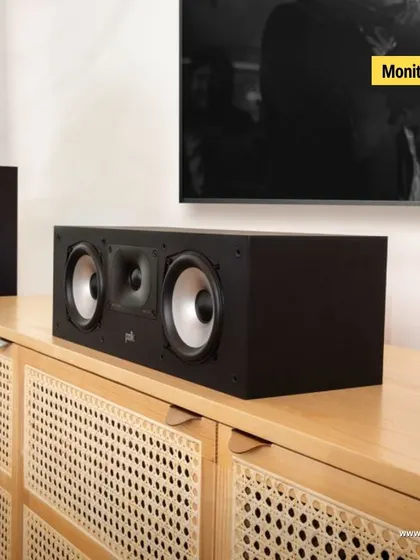 The POLK Monitor XT30 center channel speaker ensures that dialogue is always clear and easy to understand. Its compact design allows it to fit easily into most entertainment centers while delivering big sound.