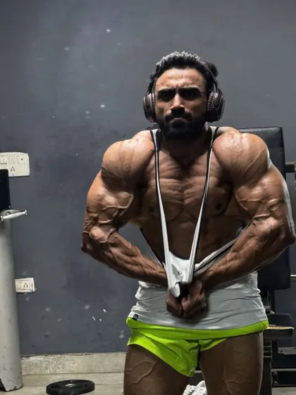 The focus and intensity required to build a top-tier physique.