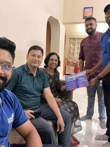 Our team with a happy family that has just made the switch to solar. We believe that when a family goes solar together, they lay the foundation for a better tomorrow.