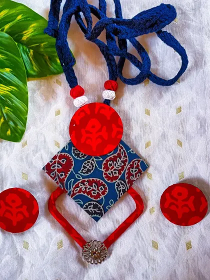 These images showcase the wide variety of my fabric jewelry collection, including different prints, paintings, and color combinations, all available for wholesale.