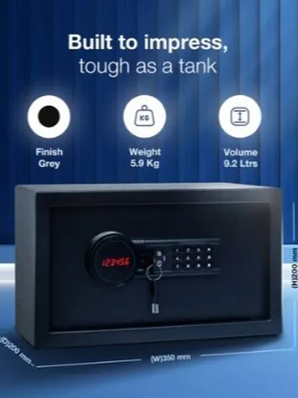 Another view of the Tusker-10 NXT, emphasizing its robust build and compact dimensions, perfect for home use.