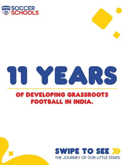 For 11 years, we have been dedicated to developing grassroots football in India, creating a structured pathway for young players to achieve their dreams.