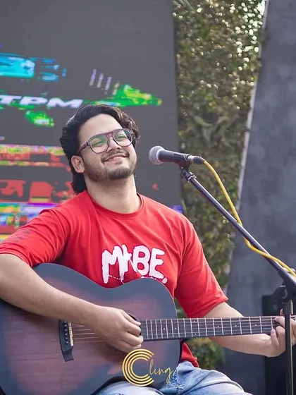 A candid moment of joy while performing on stage. I love what I do, and that happiness is infectious during my live sets.