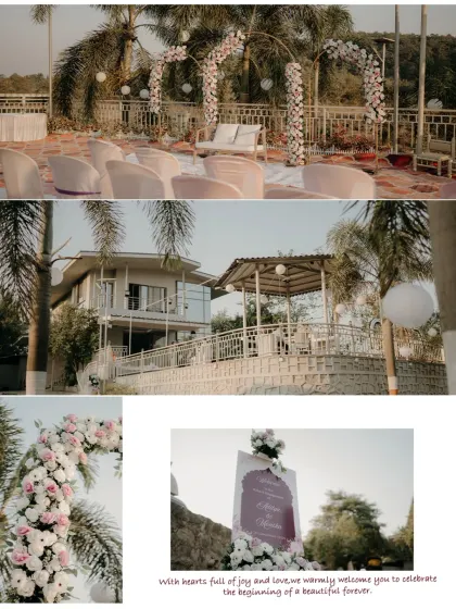 A look at the beautiful destination engagement decor in Matheran. I always make sure to capture the ambiance and setting that you've so carefully chosen.