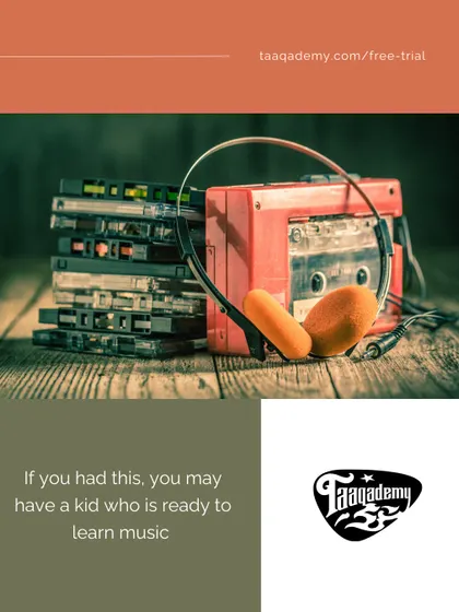 Dear Gen X and Millennials, if you had a Walkman, you may have a kid who is ready to learn music. Get them off their iPads and into a hobby class!