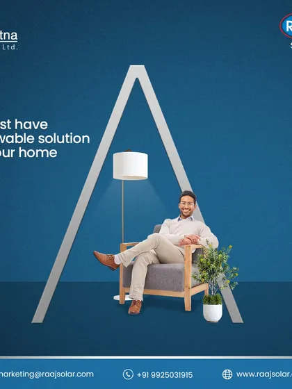 A solar panel is a must-have renewable solution for your home. It represents a modern, sustainable lifestyle, providing comfort and savings in one elegant package.