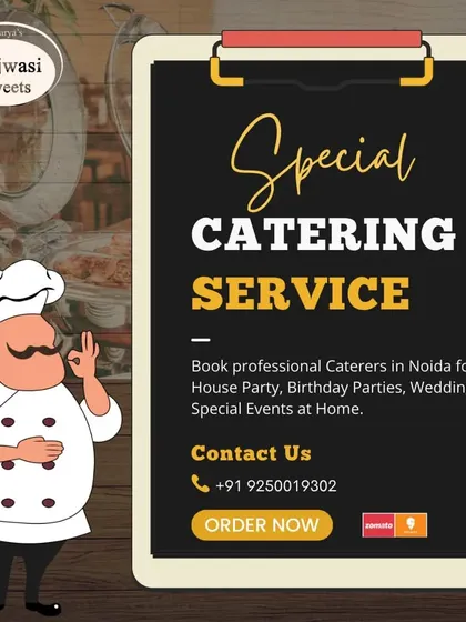 Book my professional catering services in Noida for any event. My team ensures a special and memorable dining experience for you and your guests.