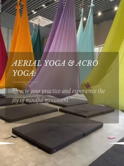 Highlighting the Aerial and Acro Yoga offerings at my retreats, where you can elevate your practice and experience mindful movement.