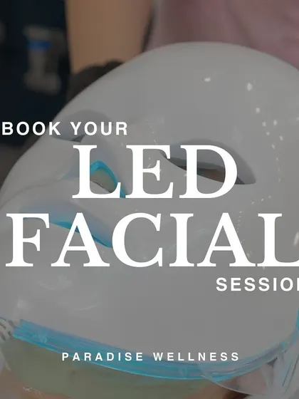 My LED Facial uses light therapy to boost collagen, reduce fine lines, and improve your skin's overall radiance. It's a must-try for anyone seeking a non-invasive, youthful glow.