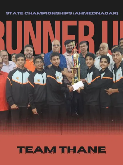 Team Thane as runners-up in the Inter-District category at the state championships in Ahmednagar.