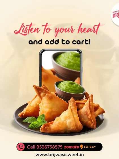 Listen to your heart and add to cart. These golden-fried samosas are waiting for you, perfect for an evening snack with tea.