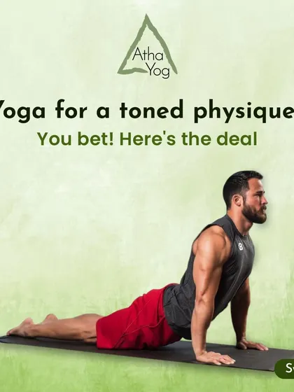 Can you get a toned physique with yoga? You bet. This graphic explains how yoga builds lean muscle and boosts metabolism.