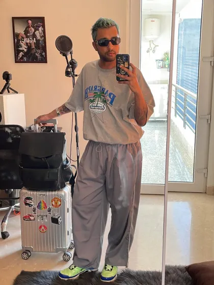 Packed and ready to go. A pre-tour selfie from my home studio, ready to hit the road for shows in Pune, Delhi, and Bangalore.