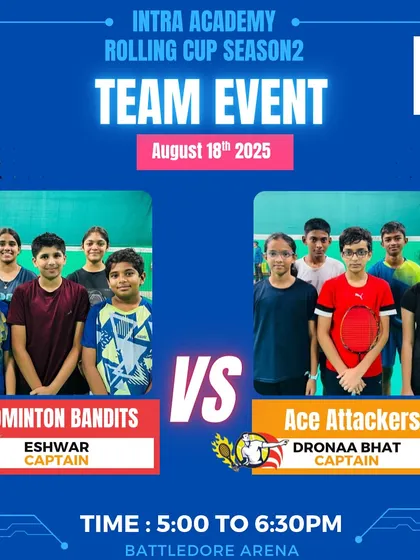 Day 1 of the Rolling Cup Season 2 kicks off with the Badminton Bandits taking on the Ace Attackers. A great start to the tournament.