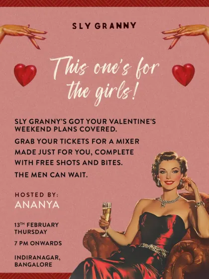 This one's for the girls. A mixer made just for you, because the men can wait.