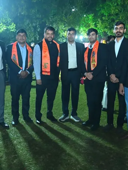 My team and I at the "Ek Sham Bikaner Ke Naam" event, which brought together residents of Bikaner residing in the Delhi NCR region.