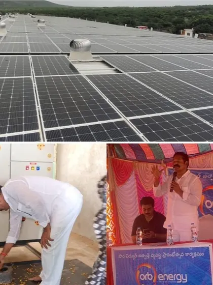 At Vallhabha Milk Product's dairy plant, this 450kWp system, inaugurated by the local MLA, will generate over 600,000 units of electricity per year and pay for itself in just 3 years.