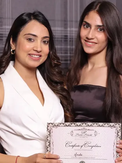 This student has successfully completed the course and is now a certified MUA.