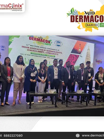 Dr. Amrendra Kumar was invited as Course Director for the Hair Transplant workshop at the MID DERMACON conference in Ranchi, sharing his expertise on hairline design and advanced techniques.