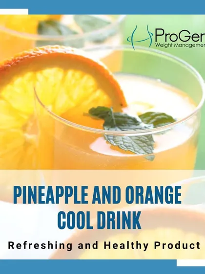 Our Pineapple and Orange Cool Drink is a refreshing and healthy product to incorporate into your ProGen plan. It supports effective weight loss while preserving muscle mass.