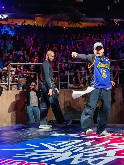 A shot from the Red Bull Dance Your Style South India qualifiers. Our instructor Shiva made it to the India finals.