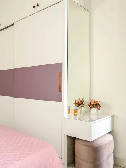 A duplicate of 168, showing the dressing table area next to the wardrobe.