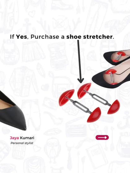 One of the best ways to make pointed shoes more comfortable is to purchase a shoe stretcher. You can find them easily online.