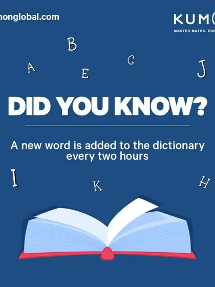 The English language is always evolving. It's a fun fact that a new word is added to the dictionary every two hours, showing just how dynamic language is.