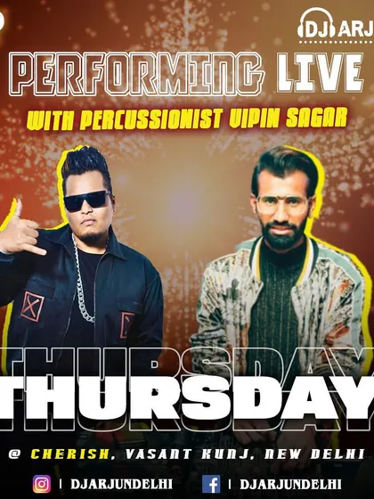 Performing with Vipin Sagar in Vasant Kunj, New Delhi. This collaboration is a popular choice for clients looking for something more than a standard DJ set.