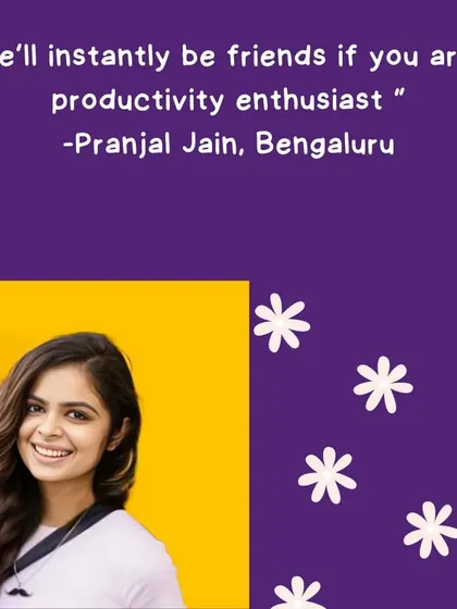 Highlighting a host who is a productivity enthusiast. Our community brings together women with diverse interests and skills.