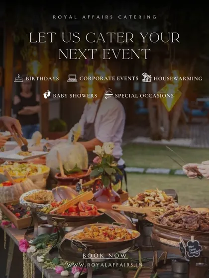 I cater for all special occasions, including birthdays, corporate events, housewarmings, and baby showers. This image shows a lavish outdoor buffet, representing the scale and variety I can bring to any event.