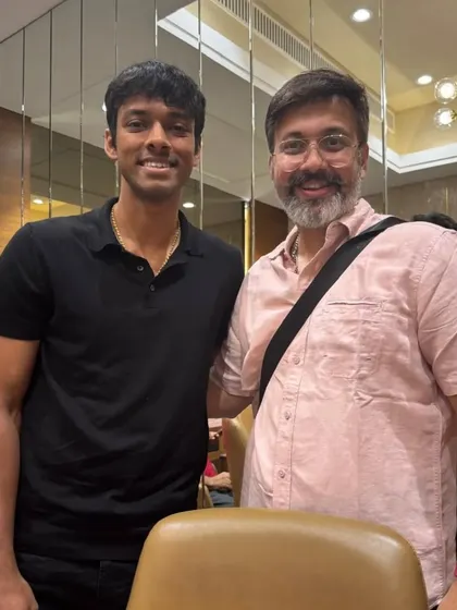 It was a pleasure to meet with Olympian and Asian Games winner Chirag Shetty. We are always inspired by those who reach the pinnacle of the sport.