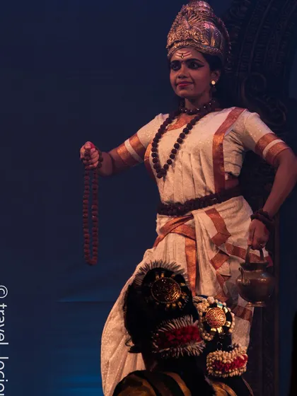 The ascetic form of the Goddess, Brahmacharini.