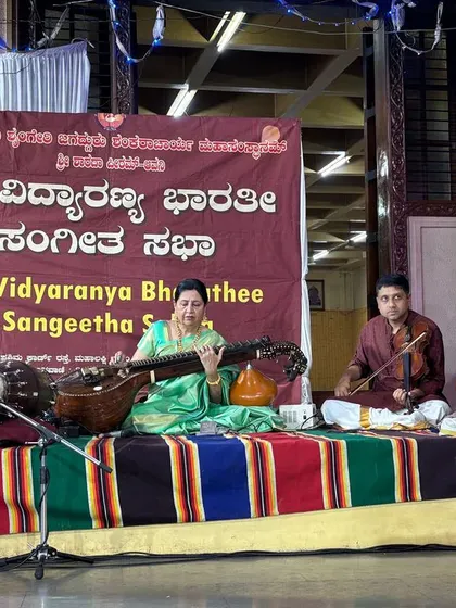There is a special, positive vibe when I perform inside a temple, right in front of the deity. This concert at Avani Sringeri Sharda Mutt was a truly soul-satisfying experience, connecting music with spirituality.