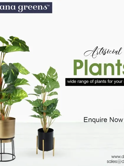 We offer a wide range of artificial plants for your space. Whether you need a tall statement piece or a smaller plant for a stand, we have a solution that fits.