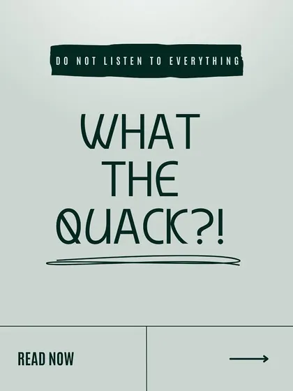 "What the quack?!" This is the title of my series where I tackle the rampant misinformation about skincare online. My goal is to cut through the noise and provide you with factual, medical advice you can trust.