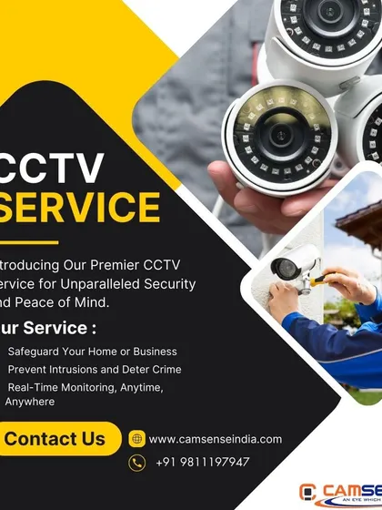 I introduce my premier CCTV service for complete security. My team can safeguard your home or business, prevent intrusions, and provide real-time monitoring anytime, anywhere.