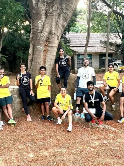 Our team after the Wings for Life World Run, an event where we run for those who can't, supporting spinal cord research.
