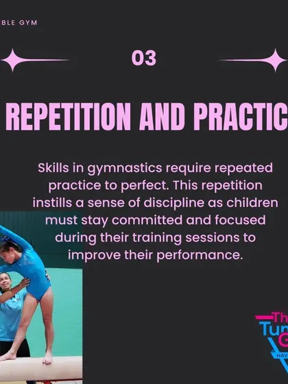 Perfecting a skill takes practice, and gymnastics is an excellent teacher of commitment. The repetition required to master movements instills a deep sense of discipline and focus, as children learn to stay dedicated during training to improve their performance.