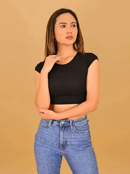 A clean and simple makeup look for a model's portfolio. The focus is on flawless skin and lightly defined features to create a versatile look for various casting calls.