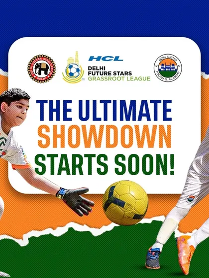 The ultimate showdown is about to begin. This graphic captures the competitive spirit of the league, where young players get to experience the excitement of a major tournament.