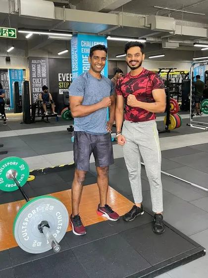 Had a great workout with my friend and fellow fitness enthusiast. Having a workout partner is a great way to stay motivated and push each other to be better.