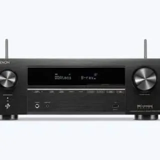 The heart of any great AV system is a powerful receiver. We use trusted components like this Denon AVR-X1700H, which provides 8K video support and Dolby Atmos surround sound to drive a truly high-performance home theater.