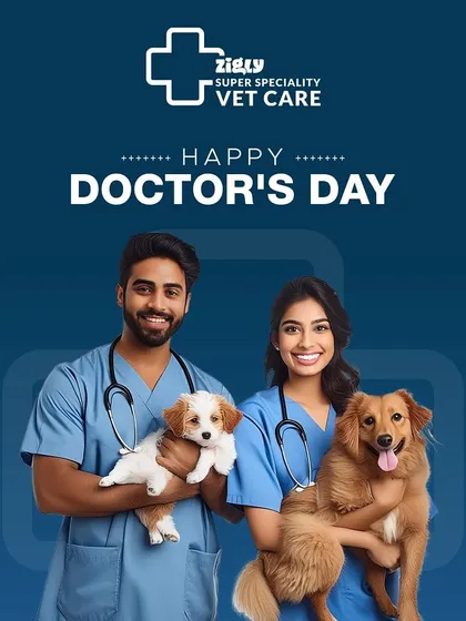 Happy Doctor's Day to our incredible team of veterinarians. Their expertise and compassion are the cornerstones of our super speciality vet care, and we are grateful for their dedication to keeping pets healthy and happy.
