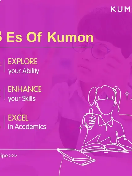 The three E's of my program: Explore your ability, Enhance your skills, and Excel in academics. This is the journey I guide every child on.