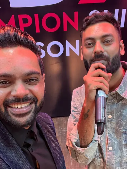 The selfie of the year with Prince Gupta sir. This picture is proof of a dream come true, sharing the stage and a personal moment with a legend.