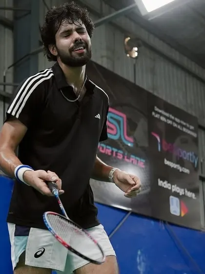 The raw emotion after a hard-fought point. This player's expression captures the passion and intensity that surfaces when teams are fully invested in the game. It's a fantastic release from the corporate grind.