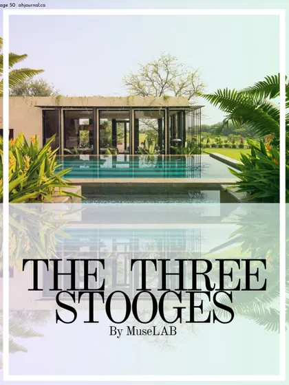 Our 'Three Stooges' project was published in the 10th Edition of The Architect's Hub Journal in Canada.