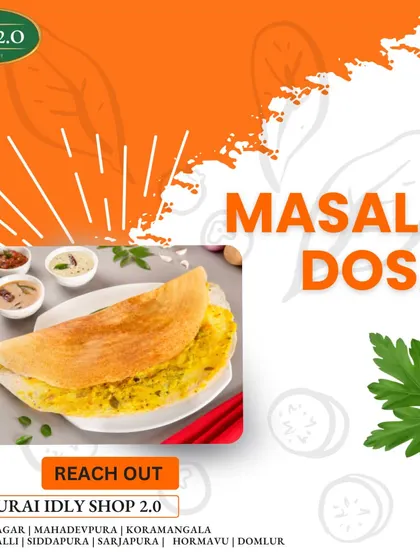 Our Masala Dosa is crispy, spicy, and utterly delicious. It's a classic dish that we have perfected over the years.
